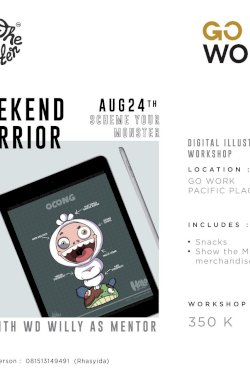 Show The Monster Weekend Warrior – Digital Illustration Workshop